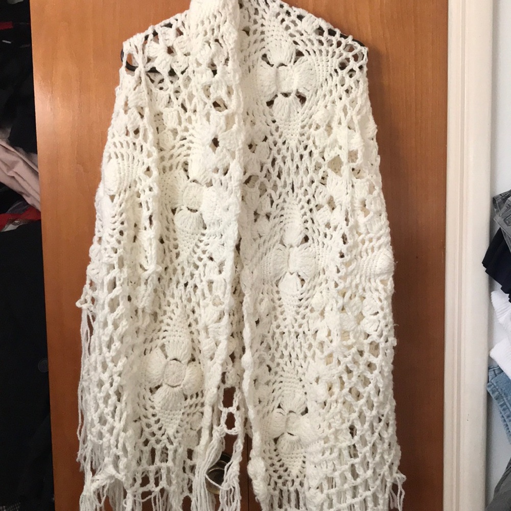 Large crochet cover up
